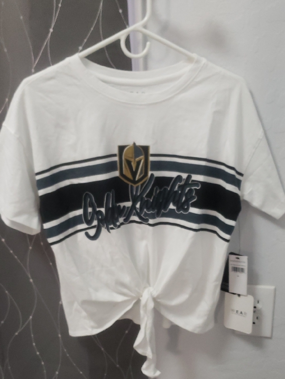 Vegas Golden Knights Tie-Front Tee